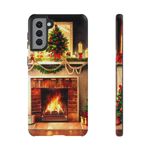 Warm Chirstmas Hearth - Impact Resistant Phone Case Samsung Galaxy S21 Plus Matte